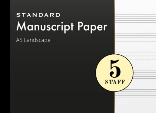 Read Music Manuscript Paper A5 Landscape: Black Cover | Notebook | Journal | Composition Book, written by Salomon Zauber Read Music Manuscript Paper A5 Landscape: Black Cover | Notebook | Journal | Composition Book, written by Salomon Zauber