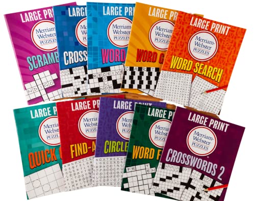 Read Large Print Merriam-Webster Puzzles 10 Booklet Set (Brain Games Large Print), written by Publications International Ltd.; Brain Games Read Large Print Merriam-Webster Puzzles 10 Booklet Set (Brain Games Large Print), written by Publications International Ltd.; Brain Games