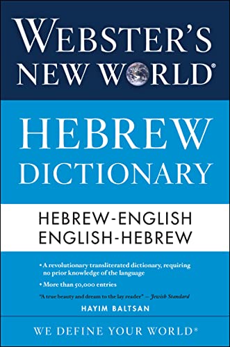 Read Webster's New World Hebrew Dictionary, written by Hayim Baltsan Read Webster's New World Hebrew Dictionary, written by Hayim Baltsan