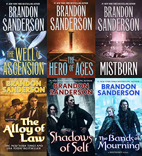 Read Mistborn 6 Books Collection Set by Brandon Sanderson (Final Empire, Well of Ascension, Hero of Ages, Band of Mourning, Alloy of Law & Shadows of Self), written by Brandon Sanderson Read Mistborn 6 Books Collection Set by Brandon Sanderson (Final Empire, Well of Ascension, Hero of Ages, Band of Mourning, Alloy of Law & Shadows of Self), written by Brandon Sanderson