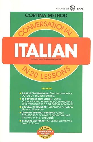 Read Conversational Italian: In 20 Lessons (Cortina Method), written by Michael Cagno Read Conversational Italian: In 20 Lessons (Cortina Method), written by Michael Cagno