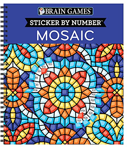 Read Brain Games - Sticker by Number: Mosaic (20 Complex Images to Sticker), written by Publications International Ltd.; Brain Games; New Seasons Read Brain Games - Sticker by Number: Mosaic (20 Complex Images to Sticker), written by Publications International Ltd.; Brain Games; New Seasons