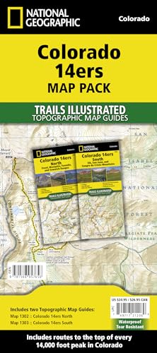 Read Colorado 14ers [Map Pack Bundle] (National Geographic Trails Illustrated Map), written by National Geographic Maps - Trails Illustrated