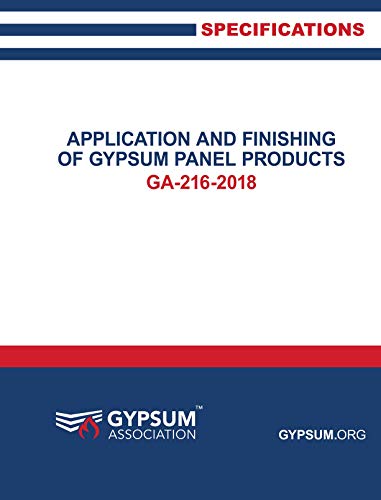 Read Specifications for the Application and Finishing of Gypsum Panel Products, written by unknown author Read Specifications for the Application and Finishing of Gypsum Panel Products, written by unknown author