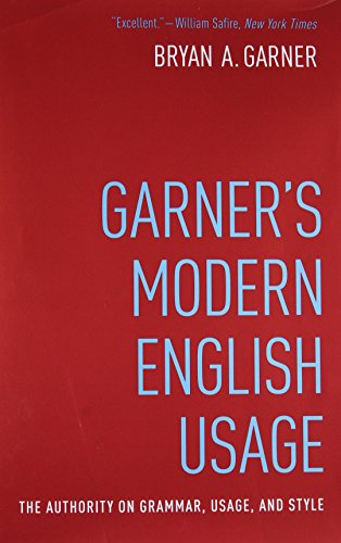 Read Garner's Modern English Usage, written by Bryan Garner