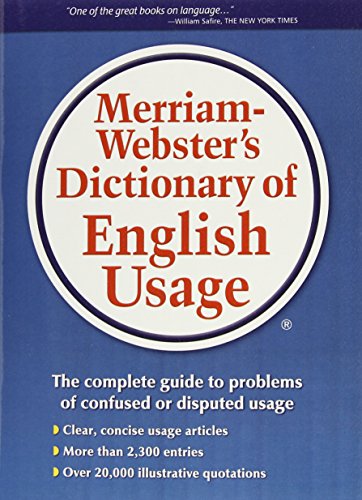 Read Merriam-Webster's Dictionary of English Usage, written by Merriam-Webster Read Merriam-Webster's Dictionary of English Usage, written by Merriam-Webster