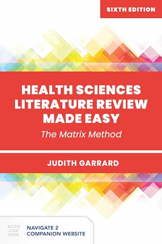 Read Health Sciences Literature Review Made Easy, written by Judith Garrard Read Health Sciences Literature Review Made Easy, written by Judith Garrard