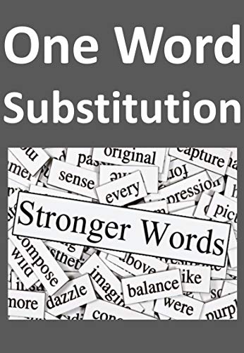 Read One Word Substitution, written by Neeraj Kumar Read One Word Substitution, written by Neeraj Kumar
