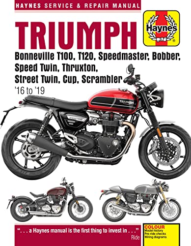 Read Triumph Bonneville T100/Bobber/Thruxton/Street/Scrambler Haynes (Paperback), written by Haynes Publishing Read Triumph Bonneville T100/Bobber/Thruxton/Street/Scrambler Haynes (Paperback), written by Haynes Publishing