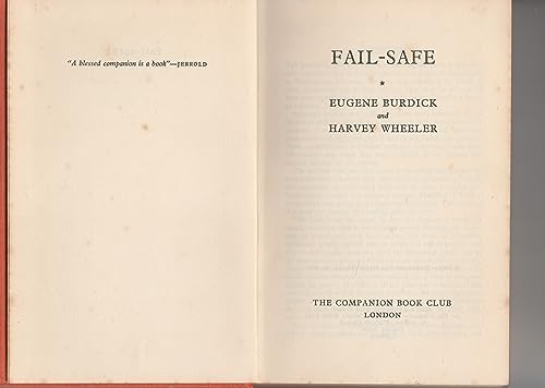 Read Failsafe, written by BURDICK & WHEELER Read Failsafe, written by BURDICK & WHEELER