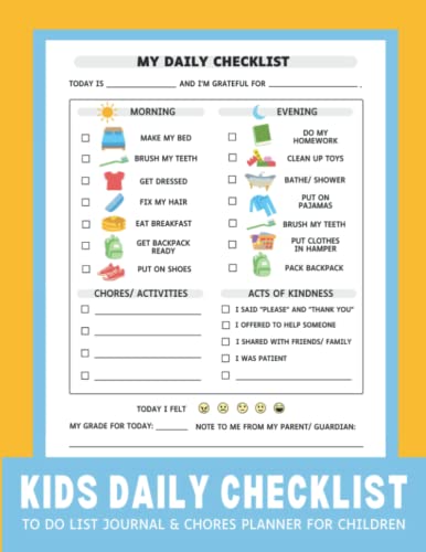 Read Kids Daily Checklist: To Do List Journal & Chores Planner for Children, written by Piper Peal Read Kids Daily Checklist: To Do List Journal & Chores Planner for Children, written by Piper Peal