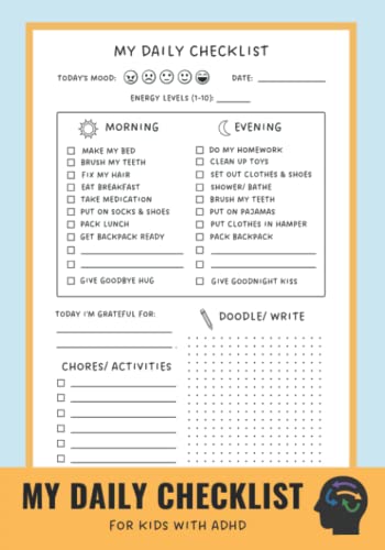 Read My Daily Checklist for Kids With ADHD: Journal for Hyperactive Children | ADHD & ASD Chore Tracker & Routine Planner, written by Piper Peal Read My Daily Checklist for Kids With ADHD: Journal for Hyperactive Children | ADHD & ASD Chore Tracker & Routine Planner, written by Piper Peal