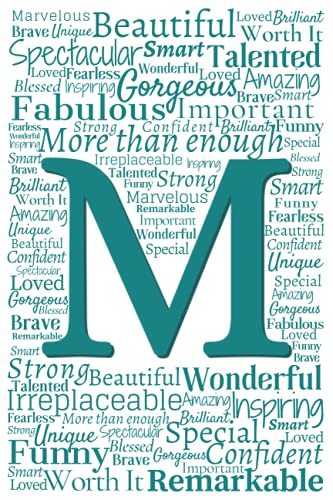 Read M: Inspirational Monogram Notebook (Teal Initial Word Art Notebooks), written by Naturally Truthful Designs Read M: Inspirational Monogram Notebook (Teal Initial Word Art Notebooks), written by Naturally Truthful Designs
