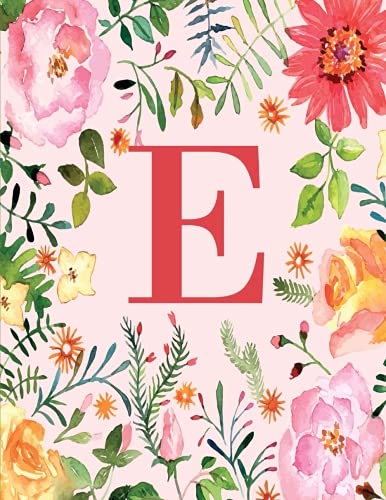 Read E: Monogram Initial E Notebook for Women, Girls and School, Pink Floral 8.5 x 11, written by Joy Tree Journals Read E: Monogram Initial E Notebook for Women, Girls and School, Pink Floral 8.5 x 11, written by Joy Tree Journals
