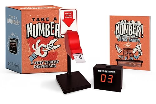 Read Take a Number!: A Tiny Ticket Dispenser (RP Minis), written by Mollie Thomas Read Take a Number!: A Tiny Ticket Dispenser (RP Minis), written by Mollie Thomas