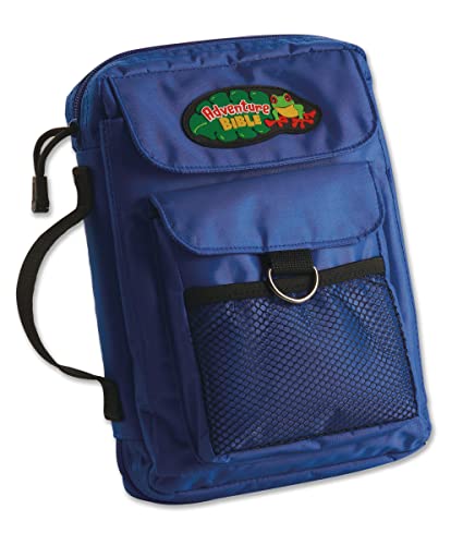 Read Adventure Bible Cover for Boys, Zippered, with Handle, Nylon, Blue, Medium, written by Zondervan Read Adventure Bible Cover for Boys, Zippered, with Handle, Nylon, Blue, Medium, written by Zondervan