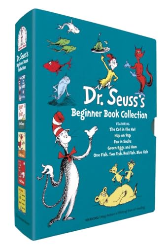 Read Dr. Seuss's Beginner Book Boxed Set Collection: The Cat in the Hat; One Fish Two Fish Red Fish Blue Fish; Green Eggs and Ham; Hop on Pop; Fox in Socks, written by Dr. Seuss Read Dr. Seuss's Beginner Book Boxed Set Collection: The Cat in the Hat; One Fish Two Fish Red Fish Blue Fish; Green Eggs and Ham; Hop on Pop; Fox in Socks, written by Dr. Seuss