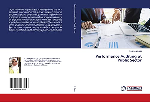 Read Performance Auditing at Public Sector, written by Sheikha Al Subhi Read Performance Auditing at Public Sector, written by Sheikha Al Subhi