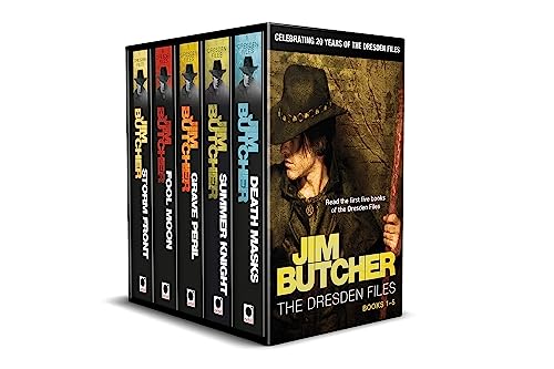 Read Jim Butcher's Dresden Files - 20th Anniversary Box Set: Books 1-5 in series, written by Jim Butcher Read Jim Butcher's Dresden Files - 20th Anniversary Box Set: Books 1-5 in series, written by Jim Butcher
