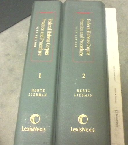 Read Federal Habeas Corpus Practice & Procedure (2 Volume Set), written by James S Liebman; James S. Liebman; Randy Hertz Read Federal Habeas Corpus Practice & Procedure (2 Volume Set), written by James S Liebman; James S. Liebman; Randy Hertz