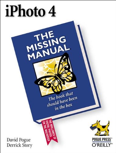 Read iPhoto 4: The Missing Manual, written by David Pogue; Derrick Story; Joseph Schorr Read iPhoto 4: The Missing Manual, written by David Pogue; Derrick Story; Joseph Schorr