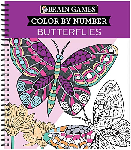 Read Brain Games - Color by Number: Butterflies, written by Publications International Ltd.; New Seasons; Brain Games Read Brain Games - Color by Number: Butterflies, written by Publications International Ltd.; New Seasons; Brain Games