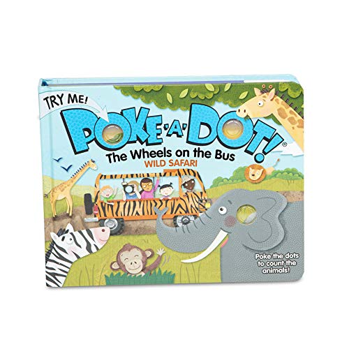 Read Poke-a-dot: Wheels on the Bus Wild Safari, written by Melissa & Doug