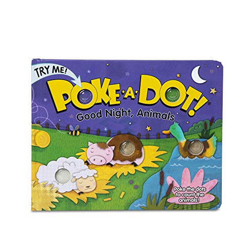 Read Goodnight, Animals (Poke-a-dot!), written by LLC Melissa & Doug