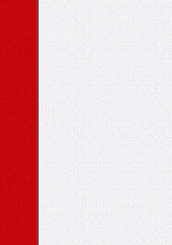 Read Red-White School Colors Notebook -- Creative Journal: LINED, College Ruled, 7x10, Cream Paper, 184 Pages, written by JumpJammies Journals