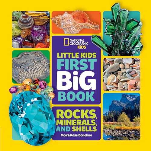 Read National Geographic Little Kids First Big Book of Rocks, Minerals & Shells (National Geographic Little Kids First Big Books), written by Moira Rose Donohue