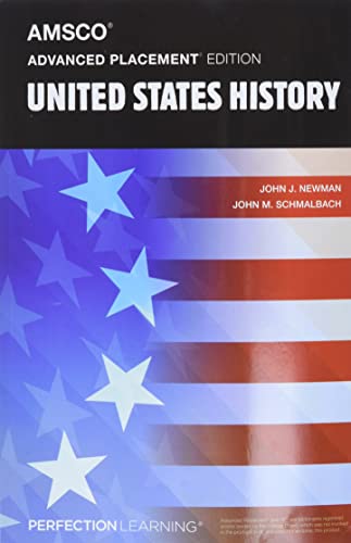 Read Advanced Placement United States History, 4th Edition, written by John J. Newman; Schmalbach John M