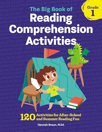Read The Big Book of Reading Comprehension Activities, Grade 1: 120 Activities for After-School and Summer Reading Fun, written by Hannah Braun M.Ed. Read The Big Book of Reading Comprehension Activities, Grade 1: 120 Activities for After-School and Summer Reading Fun, written by Hannah Braun M.Ed.