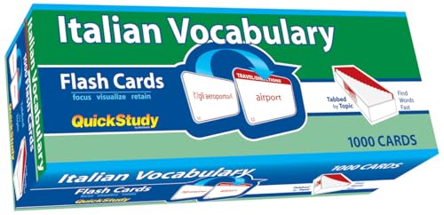 Read Italian Vocabulary Flash Cards (1000 cards): a QuickStudy Reference Tool, written by Joseph Levi Read Italian Vocabulary Flash Cards (1000 cards): a QuickStudy Reference Tool, written by Joseph Levi