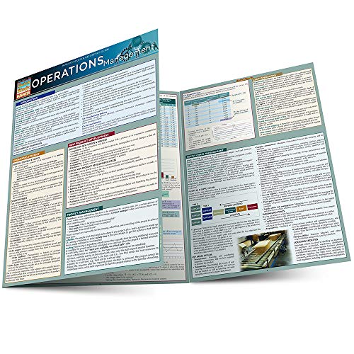 Read Operations Management QuickStudy Laminated Reference Guide (QuickStudy Business), written by Ravi Behara Ph.D.