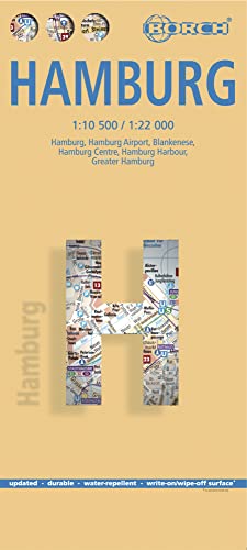 Read Laminated Hamburg Map by Borch (English Edition), written by Borch
