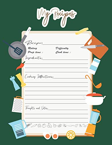 Read My Recipes: Customized Blank Recipes Book Journal Notebook Food cookbook format To Write In Your Special Recipes and Notes You Love, written by Lerocorer Publication Read My Recipes: Customized Blank Recipes Book Journal Notebook Food cookbook format To Write In Your Special Recipes and Notes You Love, written by Lerocorer Publication
