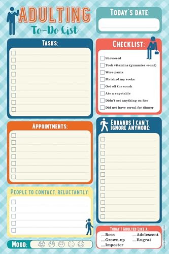 Read Adulting Note Pad (To Do List), written by Peter Pauper Press