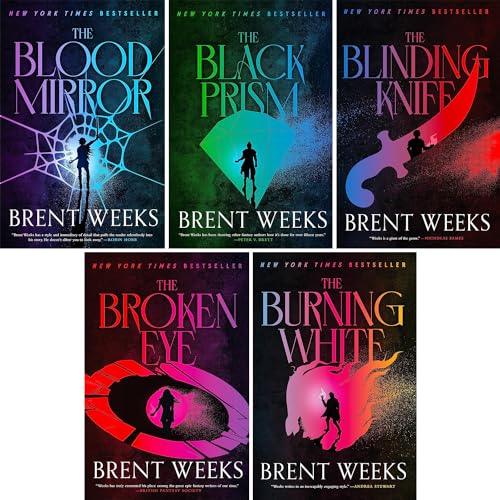 Read Brent Weeks 5 Books Collection Set (The Black Prism, The Blinding Knife, The Broken Eye, The Blood Mirror, The Burning White), written by Brent Weeks