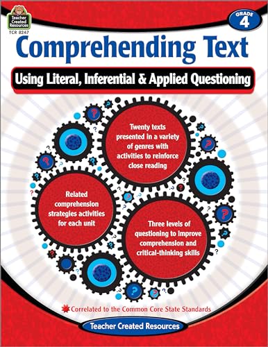 Read Comprehending Text: Using Literal Inferential Applied Questioning Grade 4, written by Cristina Krysinski