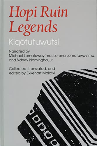 Read Hopi Ruin Legends: Kiqötutuwutsi, written by Michael Lomatuway'ma; Lorena Lomatuway'ma; Sidney Namingha Jr.