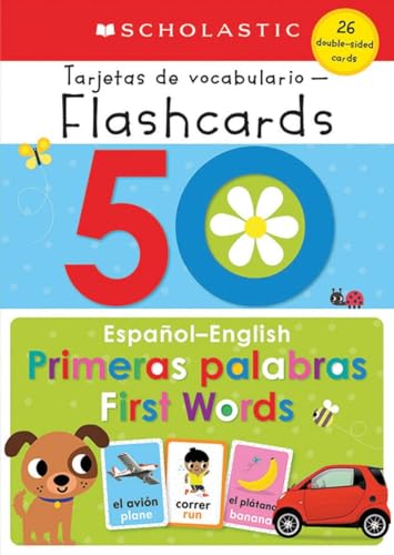 Read 50 Spanish-English First Words: Scholastic Early Learners (Flashcards), written by Scholastic