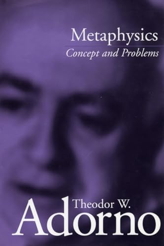 Read Metaphysics: Concept and Problems, written by Theodor Adorno Read Metaphysics: Concept and Problems, written by Theodor Adorno
