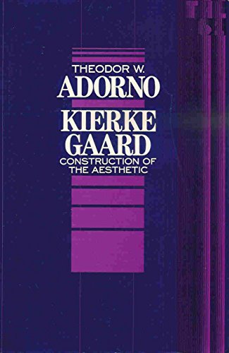 Read Kierkegaard: Construction of the Aesthetic (Volume 61) (Theory and History of Literature), written by Theodor W. Adorno Read Kierkegaard: Construction of the Aesthetic (Volume 61) (Theory and History of Literature), written by Theodor W. Adorno