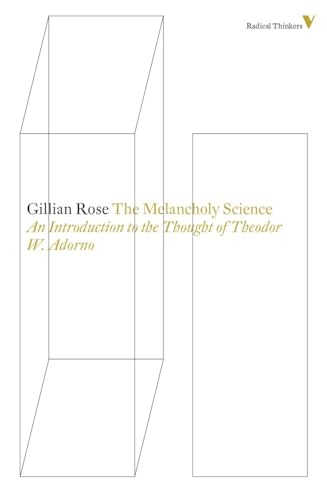 Read The Melancholy Science: An Introduction To The Thought Of Theodor W. Adorno (Radical Thinkers), written by Gillian Rose Read The Melancholy Science: An Introduction To The Thought Of Theodor W. Adorno (Radical Thinkers), written by Gillian Rose