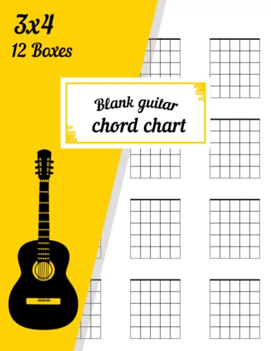 Read Blank Guitar Chord Chart: Guitar Chord Diagram Notebook For Guitarists / 100 Pages 12 Chord Boxes Per Page 5 Frets Per Box, written by h getty Read Blank Guitar Chord Chart: Guitar Chord Diagram Notebook For Guitarists / 100 Pages 12 Chord Boxes Per Page 5 Frets Per Box, written by h getty