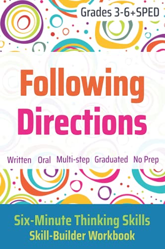 Read Following Directions (Grades 3-6 + SPED): Six-Minute Thinking Skills, written by Janine Toole PhD