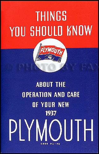 Read 1937 Plymouth P3 and P4 Owners Manual Reprint, written by Plymouth Read 1937 Plymouth P3 and P4 Owners Manual Reprint, written by Plymouth
