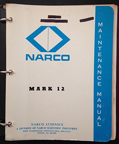 Read Narco Mark 12 VHF Transceiver Maintenance Manual, written by Narco Avionics