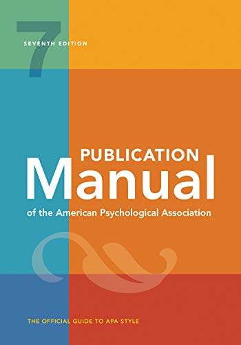 Read Publication Manual (OFFICIAL) 7th Edition of the American Psychological Association, written by American Psychological Association Read Publication Manual (OFFICIAL) 7th Edition of the American Psychological Association, written by American Psychological Association