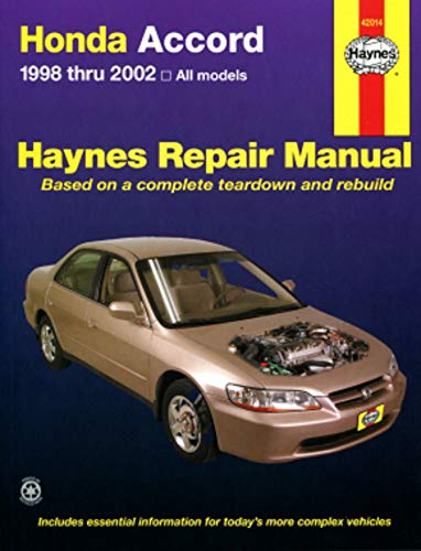 Read Honda Accord 1998-2002, written by Jay Storer; Robert Maddox; John H. Haynes Read Honda Accord 1998-2002, written by Jay Storer; Robert Maddox; John H. Haynes